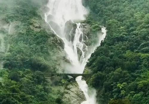 Dudhsagar Waterfall In Goa Dudhsagar Waterfall In Goa