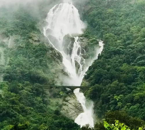Dudhsagar Waterfall In Goa Dudhsagar Waterfall In Goa